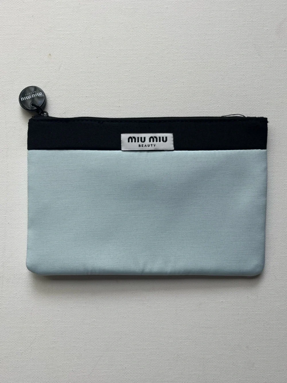 Miu Miu Blue Makeup Bag